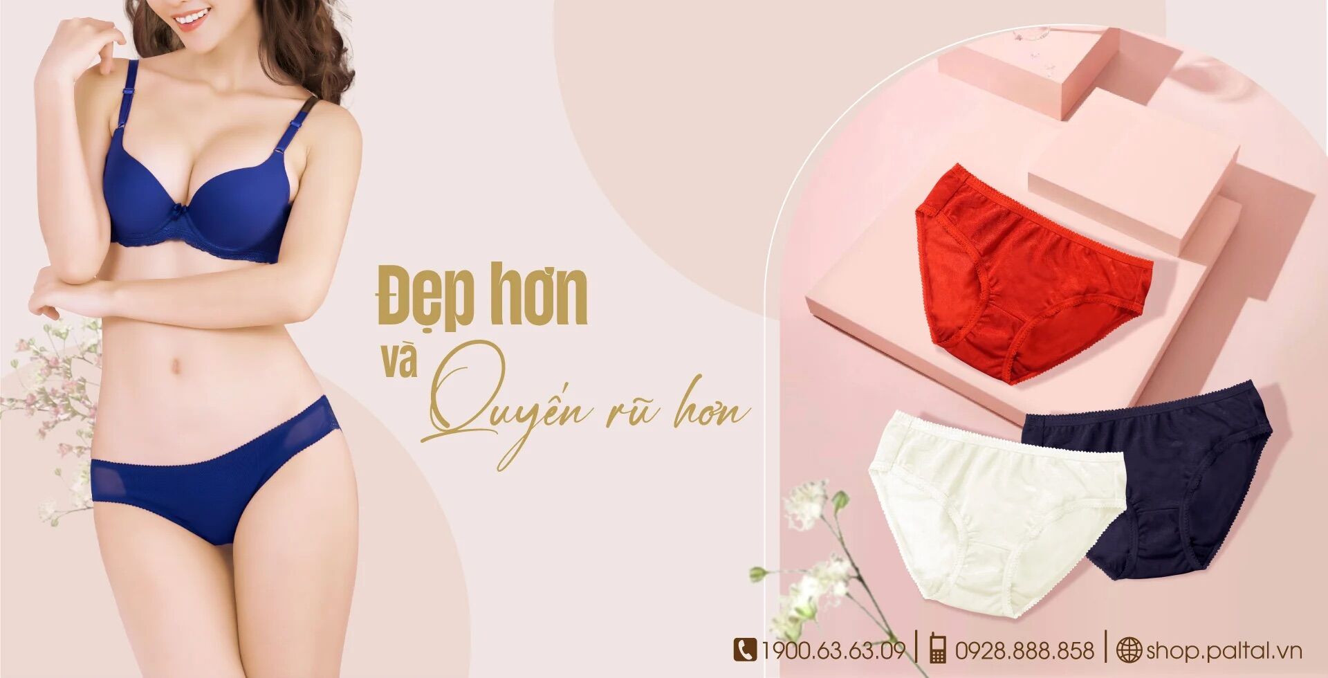 Quần Lót Voan Thun Lạnh Paltal Cao Cấp