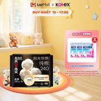 Gói/ Lốc 4  Gói Băng Vệ Sinh Kotex Stylista Mặt Bông Cotton Siêu Mỏng Cánh Sưởi Năng 1620 giờ 16 miếng/gói