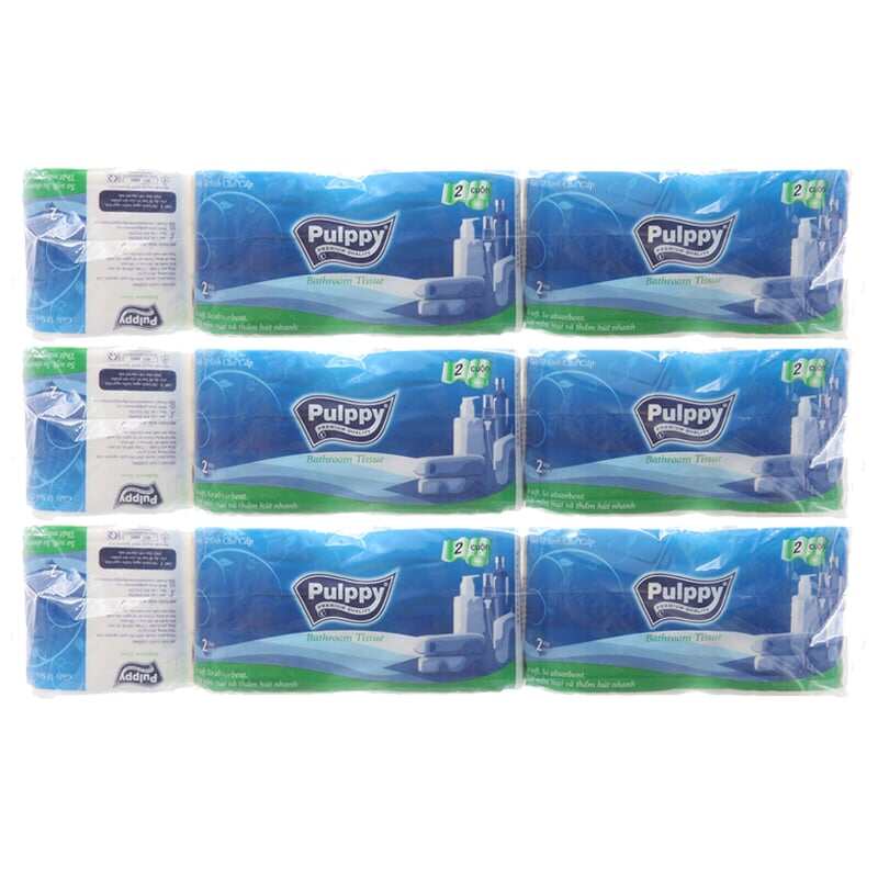 Giấy vệ sinh Pulppy 10 cuộn 2 lớp