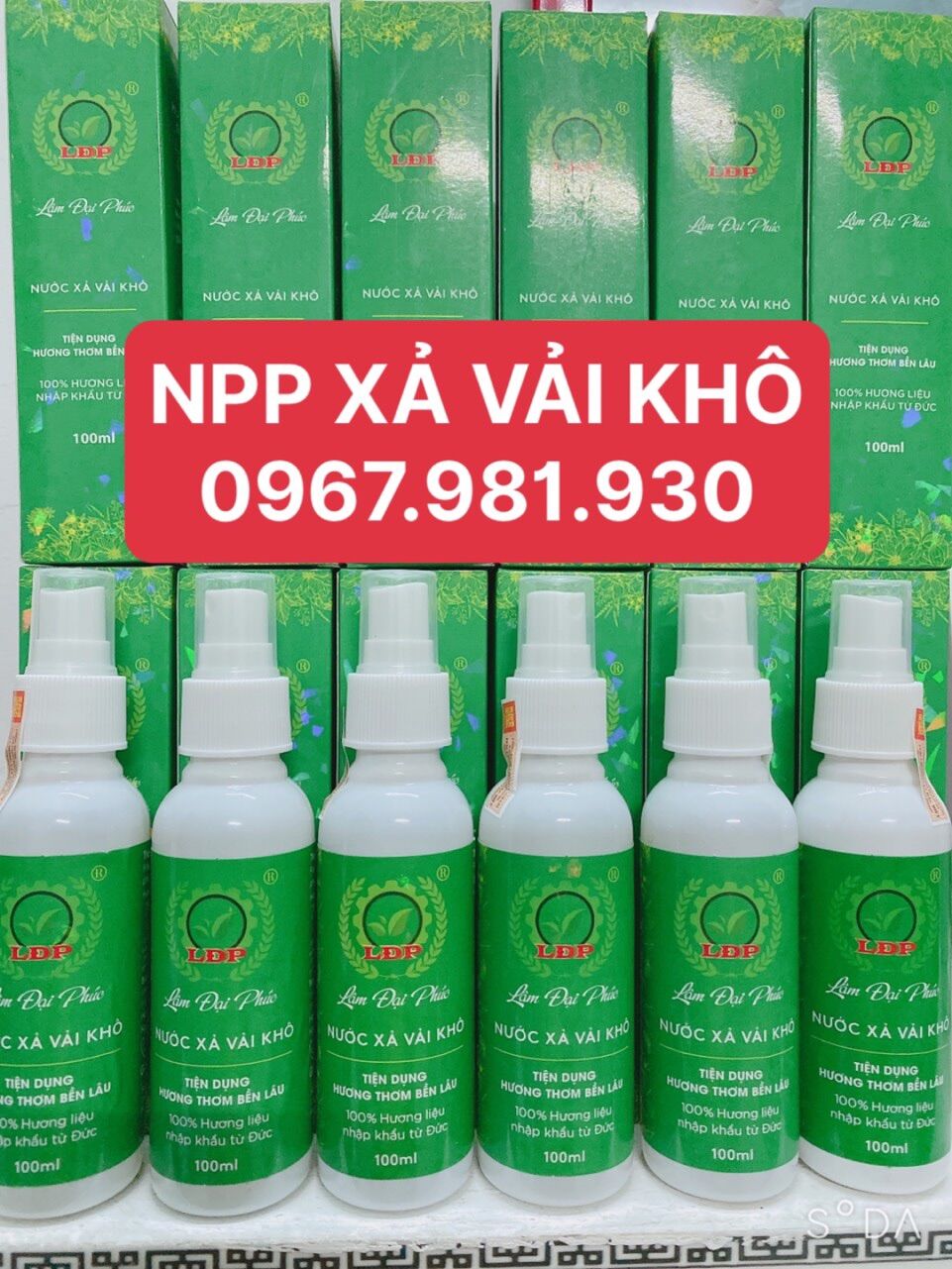 Nước Xả Vải Khô ( MÀU XANH ) Lâm Đại Phúc