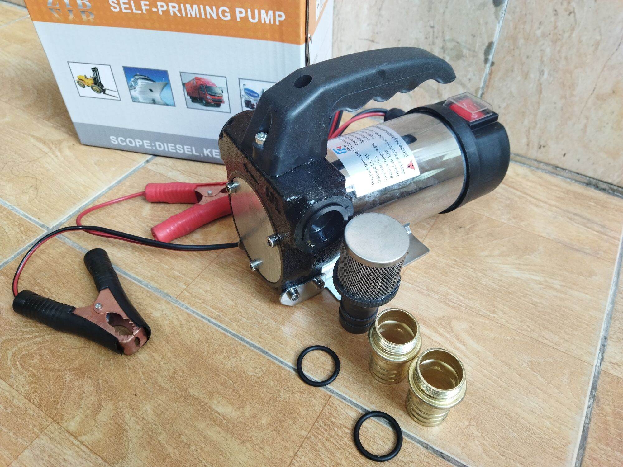máy bơm dầu diesel và nhớt 12v OR _5012.