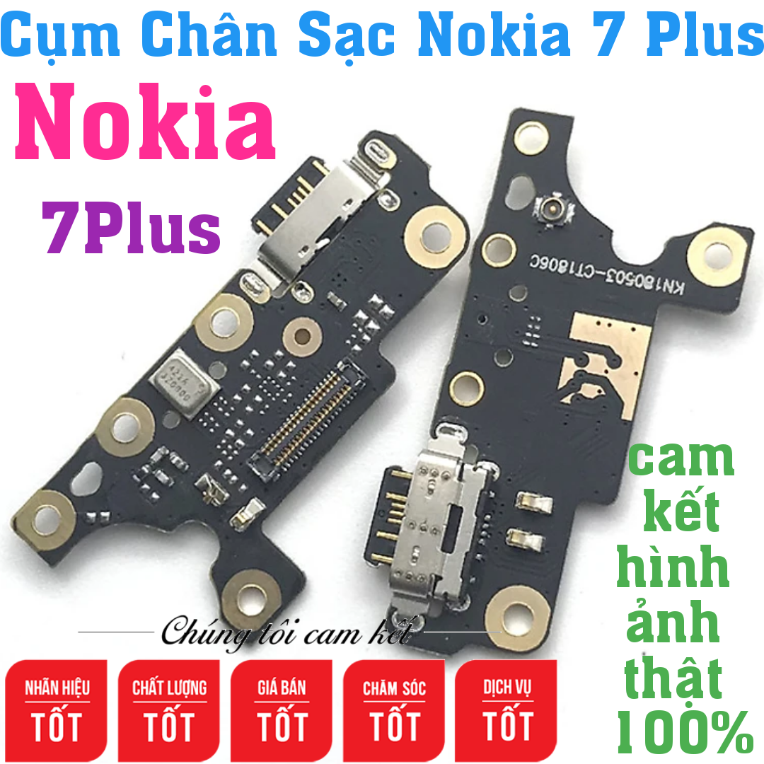 Cụm chân sạc Nokia 7 plus newzin