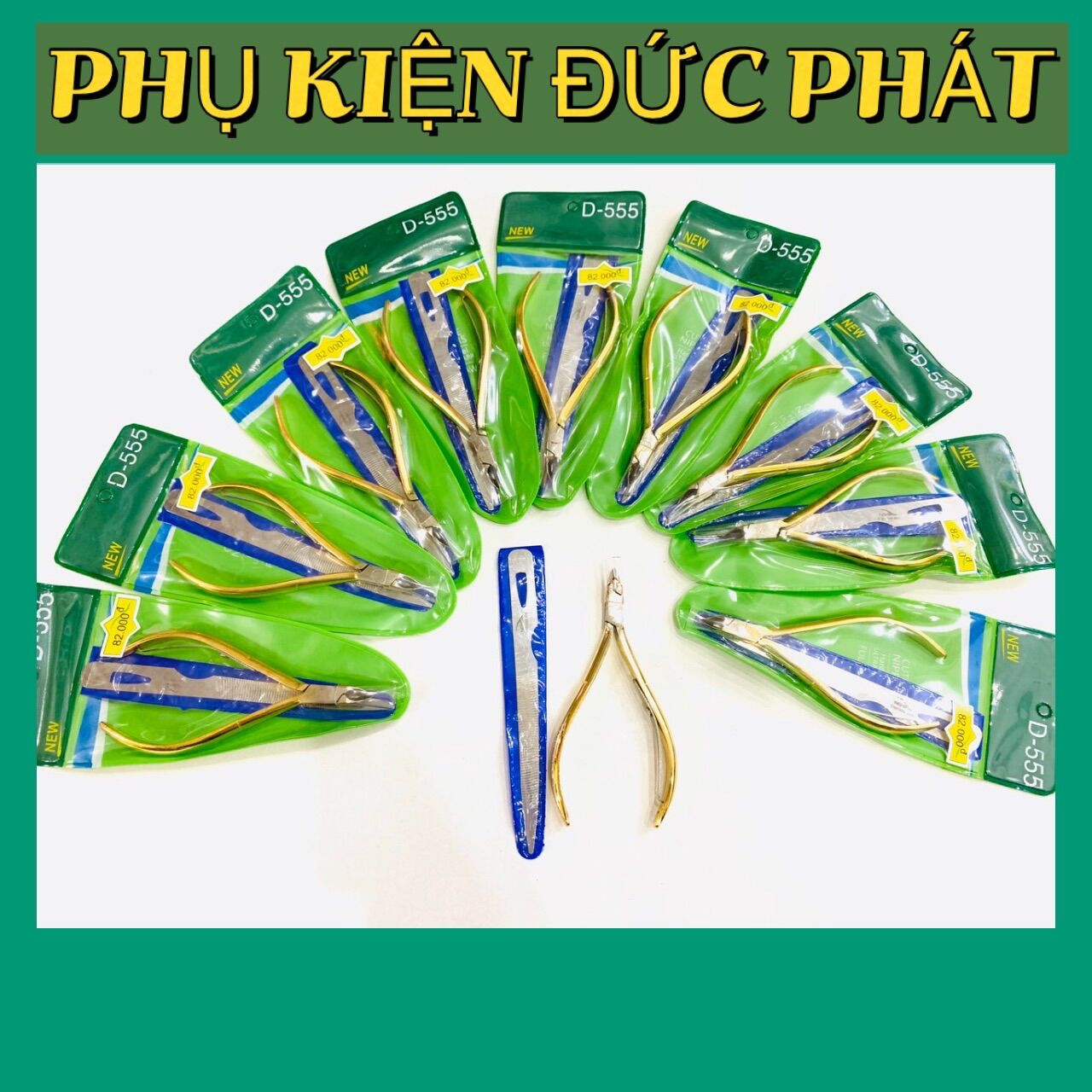 Kiềm nghĩa d555 cắt da lấy khóe hàng công ty loại tốt mũi cắt sắc bén không đau tặng kèm dũa móc khóe