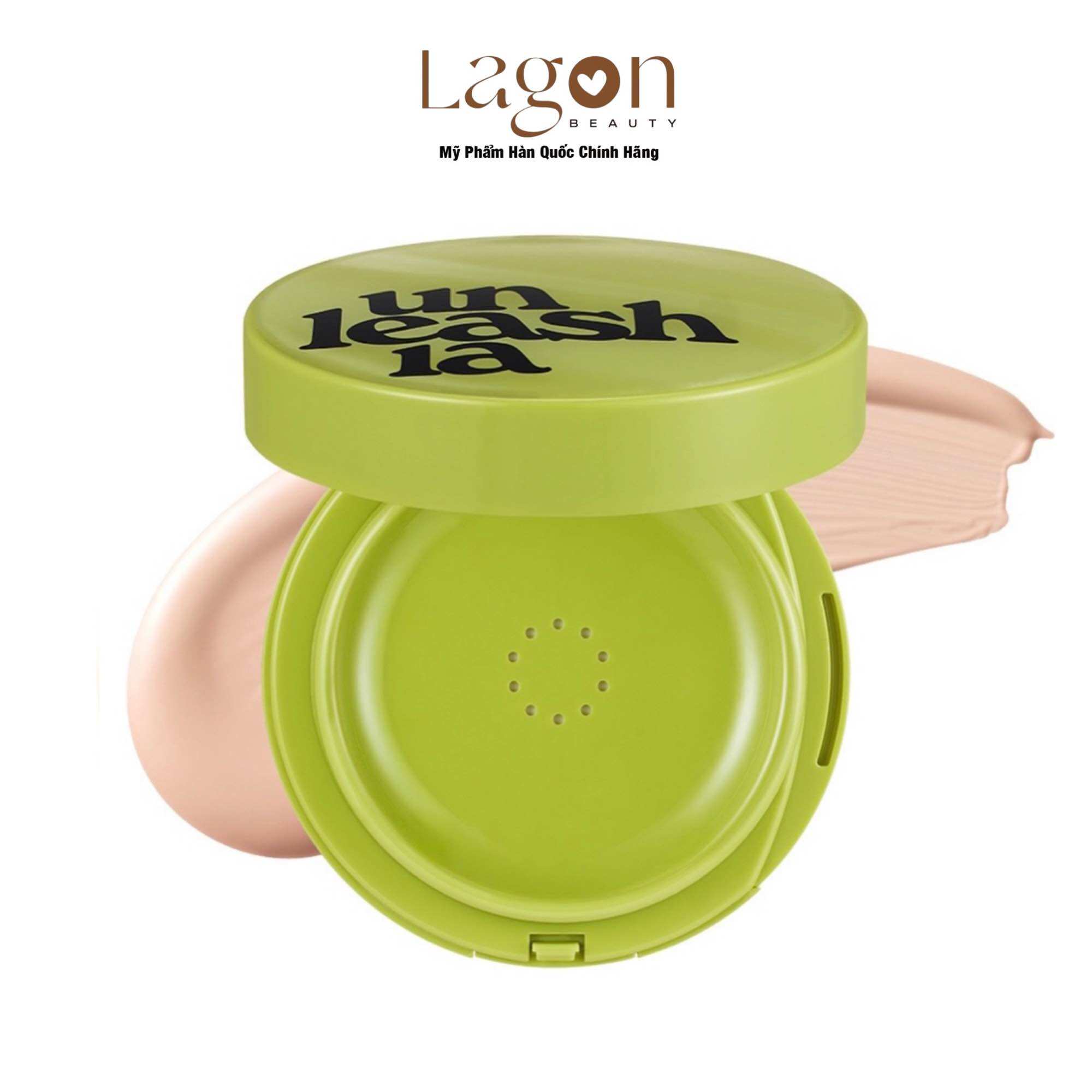 Phấn Nước UNLEASHIA Baby Blue Cushion, Pink Cushion & Green Cushion SPF50+/PA++++ 15g