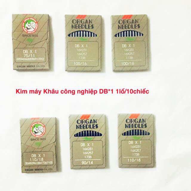 Kim máy khâu Nhật đốc tròn loại db*1 máy may công nghiệp 1 kim