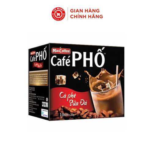 Cà Phê Phố ( Cà Phê Sữa Đá ) Hộp 10 gói x 24g