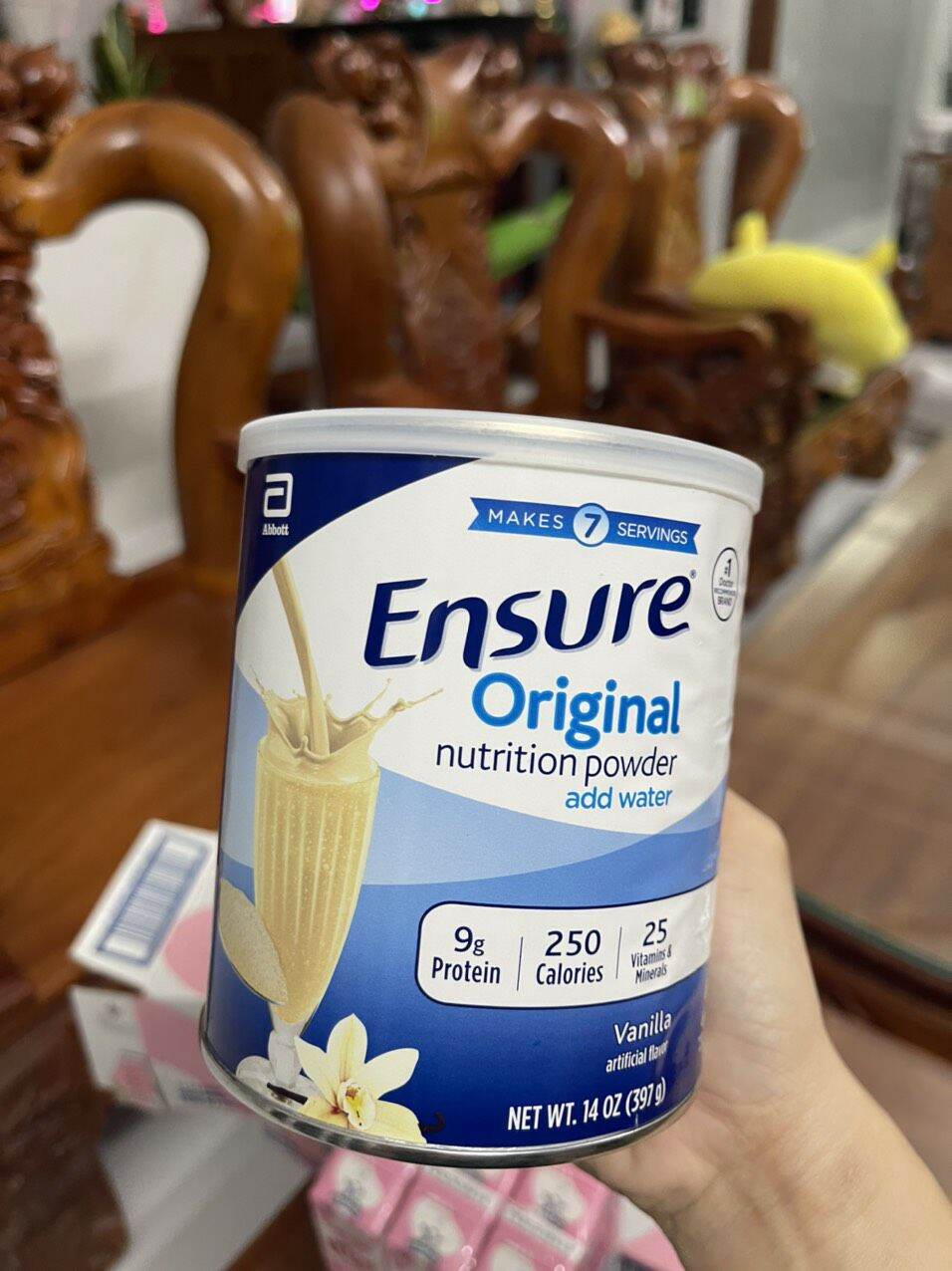 Sữa ensure mỹ lon 397gr dùng cho mọi lứa tuổi