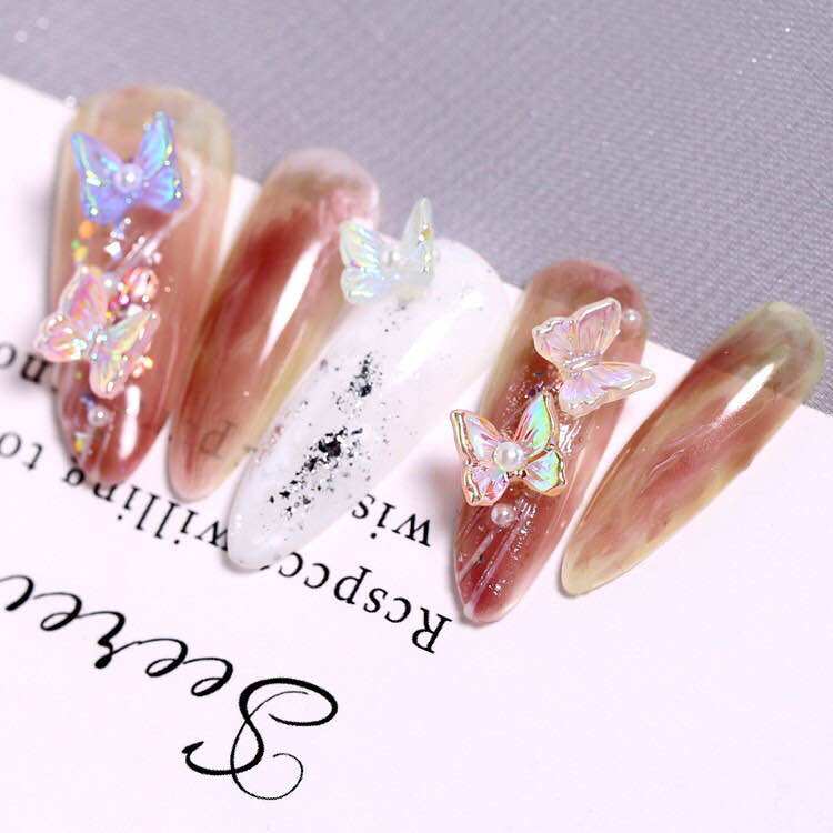 CHARM BƯỚM GẮN NAIL ( SET 10 CÁI )