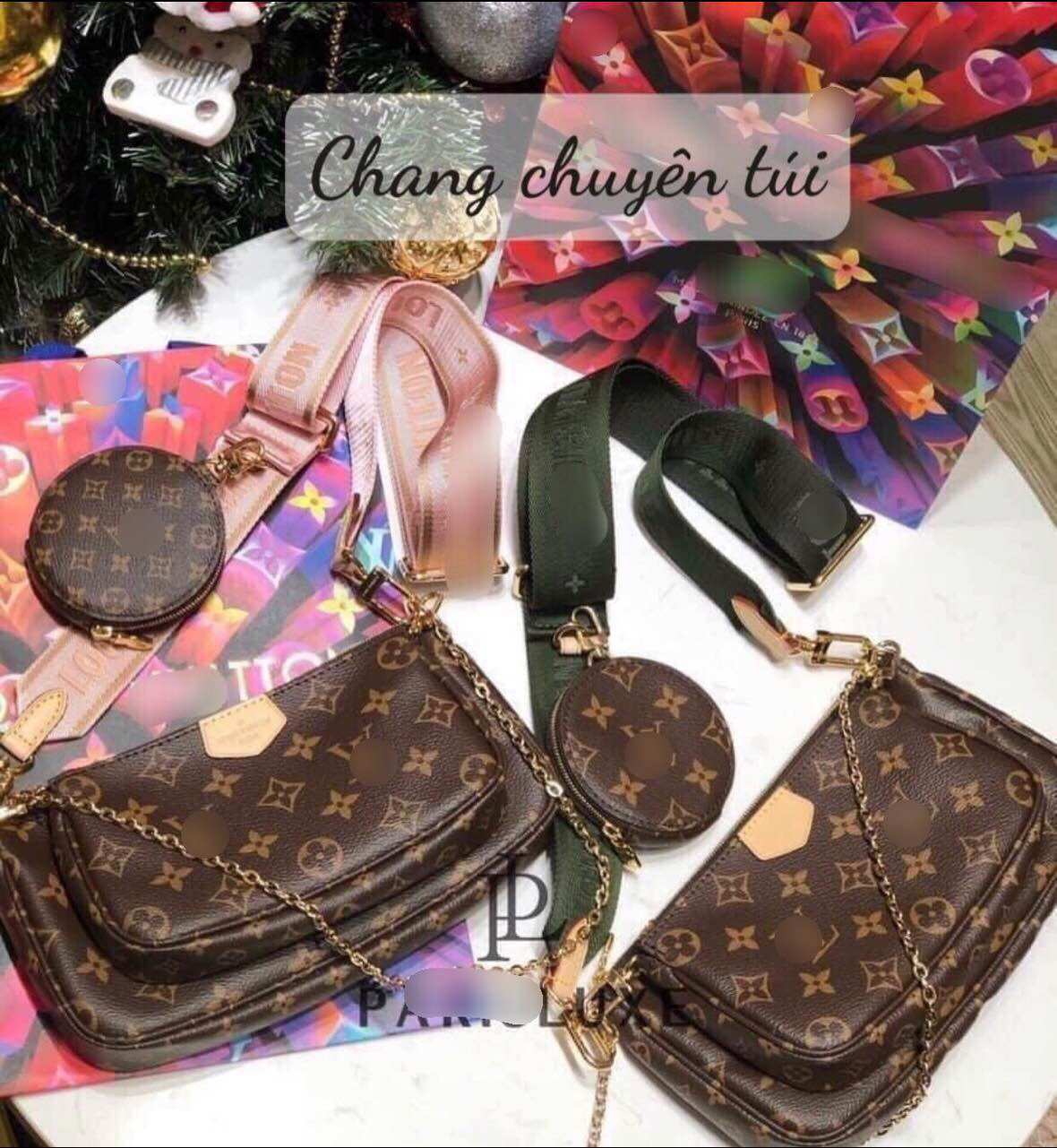 [XẢ KHO] Set Túi  3 món 2 dây kèm hộp loại đẹp cá tính sành điệu, túi 3 chi tiết sang chảnh, túi đeo chéo, túi đeo vai, túi 2 dây