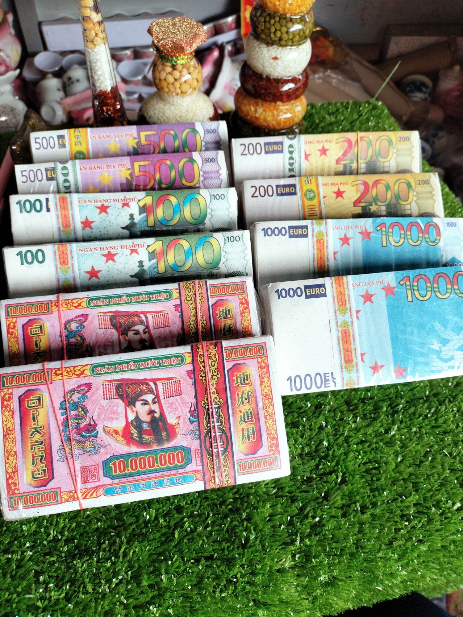 {5 cục} Tiền EURO Cúng Các Loại