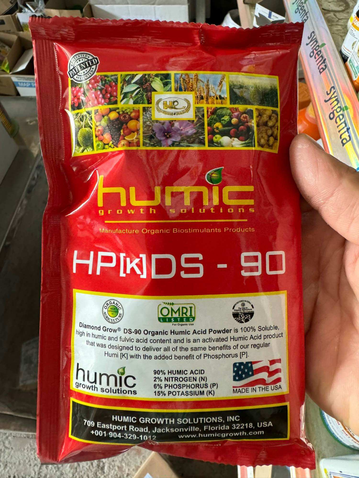 Phân bón hữu cơ sinh học humic ds-90 phân bón diamond grow ds-90