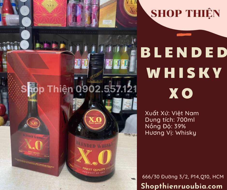 Ruou blended whisky xo việt nam 39% 700ml