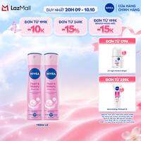 Bộ 2 Xịt Ngăn Mùi NIVEA Pearl & Beauty Ngọc Trai Dưỡng Sáng Da Đẹp Quyến Rũ (150 ml) - 83731x2