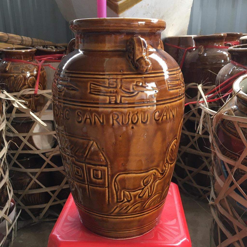Chum rượu cần 1.5 lít (chum sành)