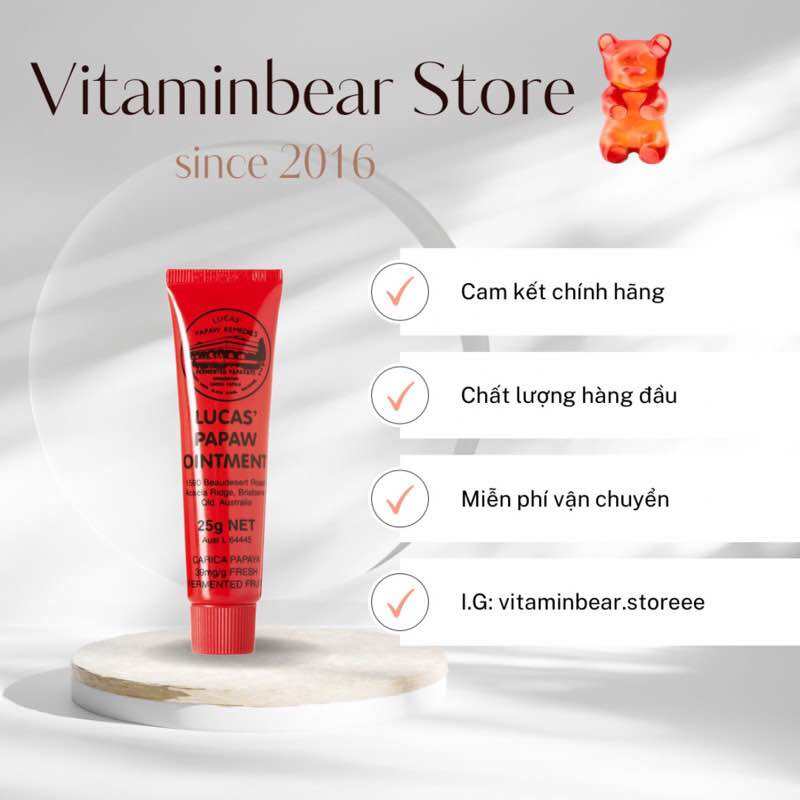 [Vitaminbear.store] Kem dưỡng đa năng Lucas Úc (Link đã bán >700 bị khoá)