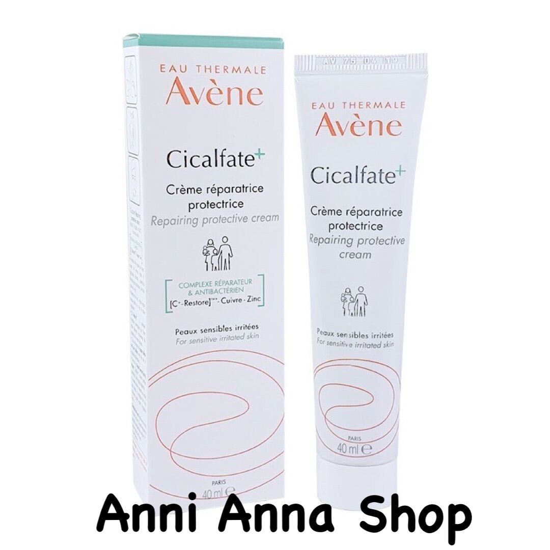 [Hcm][Avene Xách Tay] Kem Phục Hồi Avene Cicalfate Làm Lành Sẹo Và Cấp Ẩm Cho Da Avene Cicalfate Restorative Skin Cream 40Ml