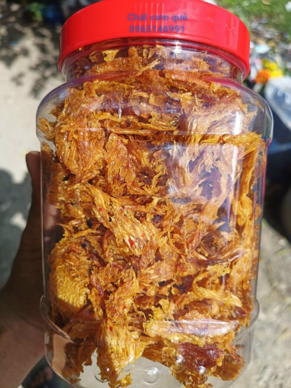 500g khô cá mực xé cay