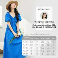 Vimly | Đầm Dài Phong Cách Pháp Elegent Ôm Sát Cho Nữ