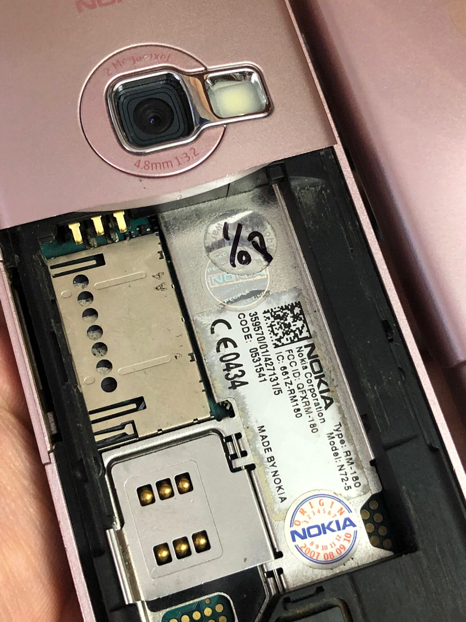 Nokia N72 Pink Công Ty