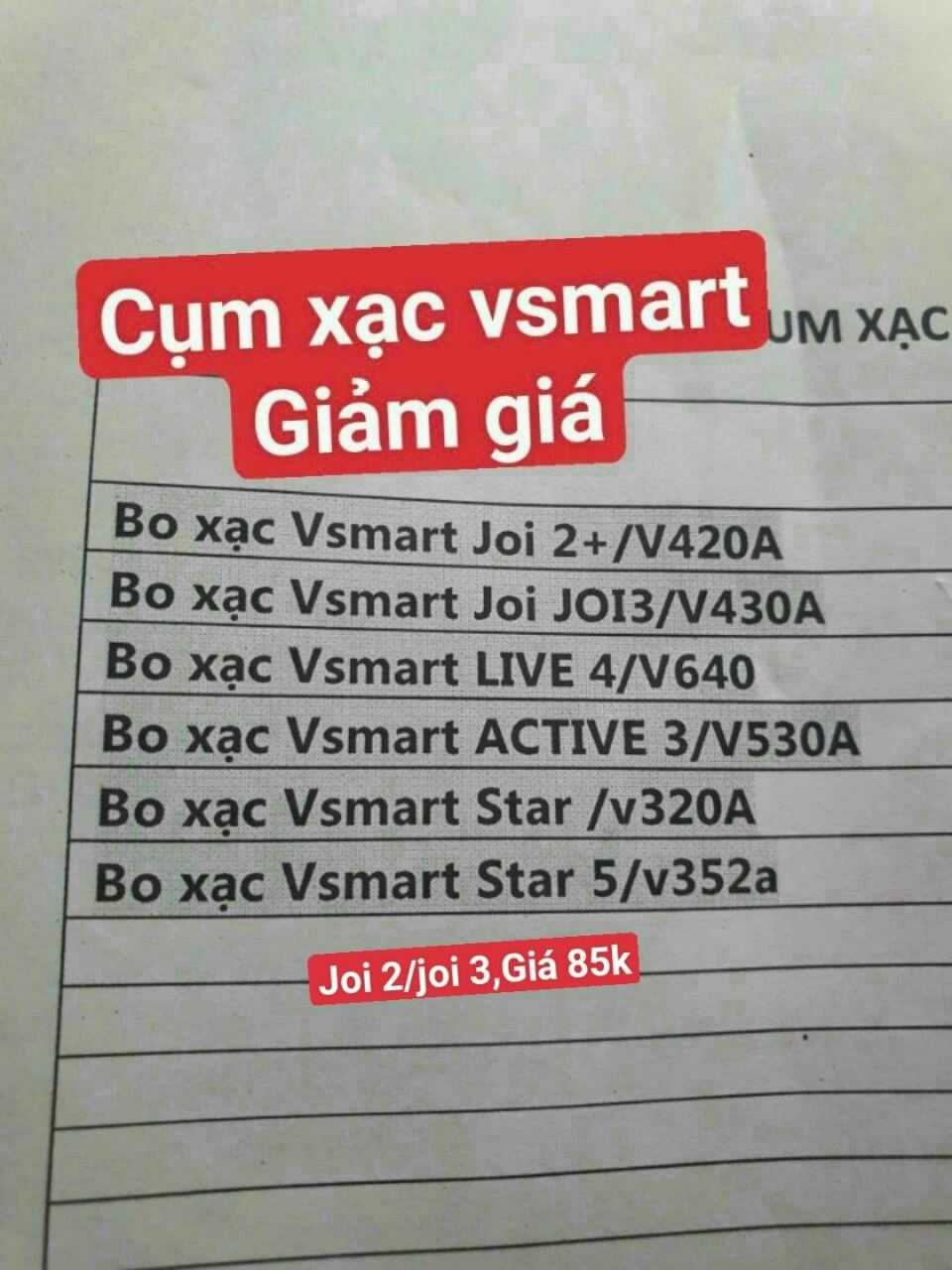 cụm xạc vsmart joi 4
