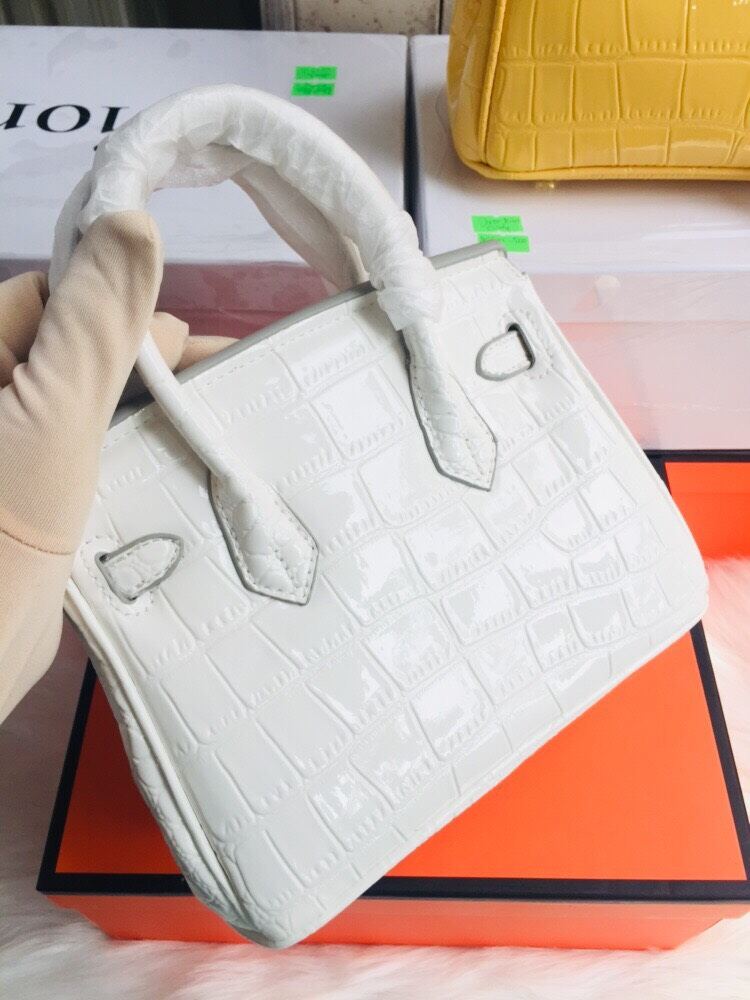 HM Birkin da rắn bóng size 20 (ko hộp)