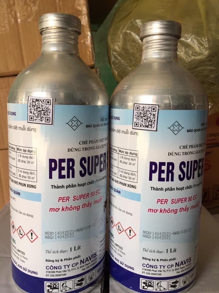 Thuốc diệt côn trùng per super 50ec chai 1 lít