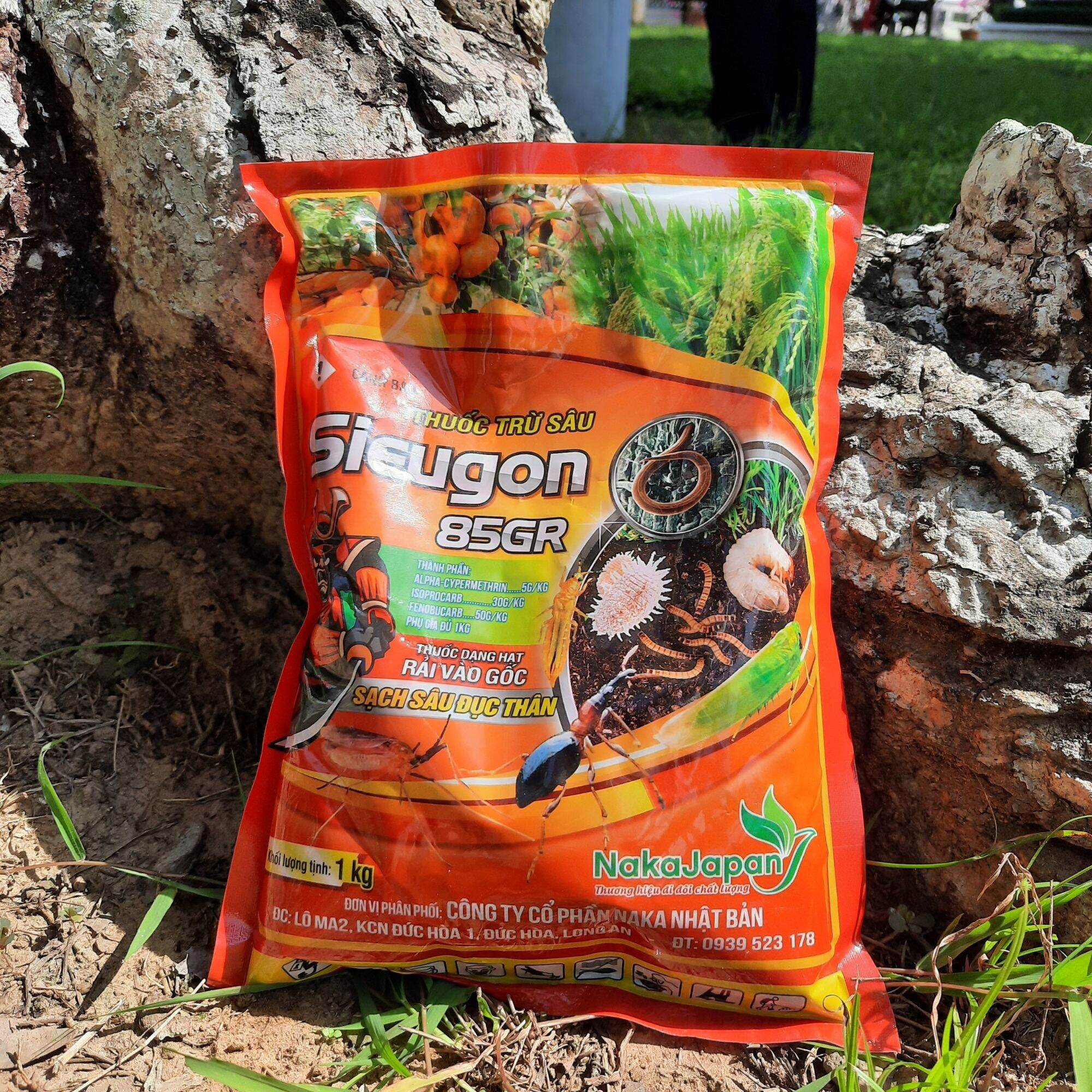 Thuốc trừ sâu sieugon 85gr gói 1kg - sâu đục thân, tuyến trùng, kiến, đuông dừa
