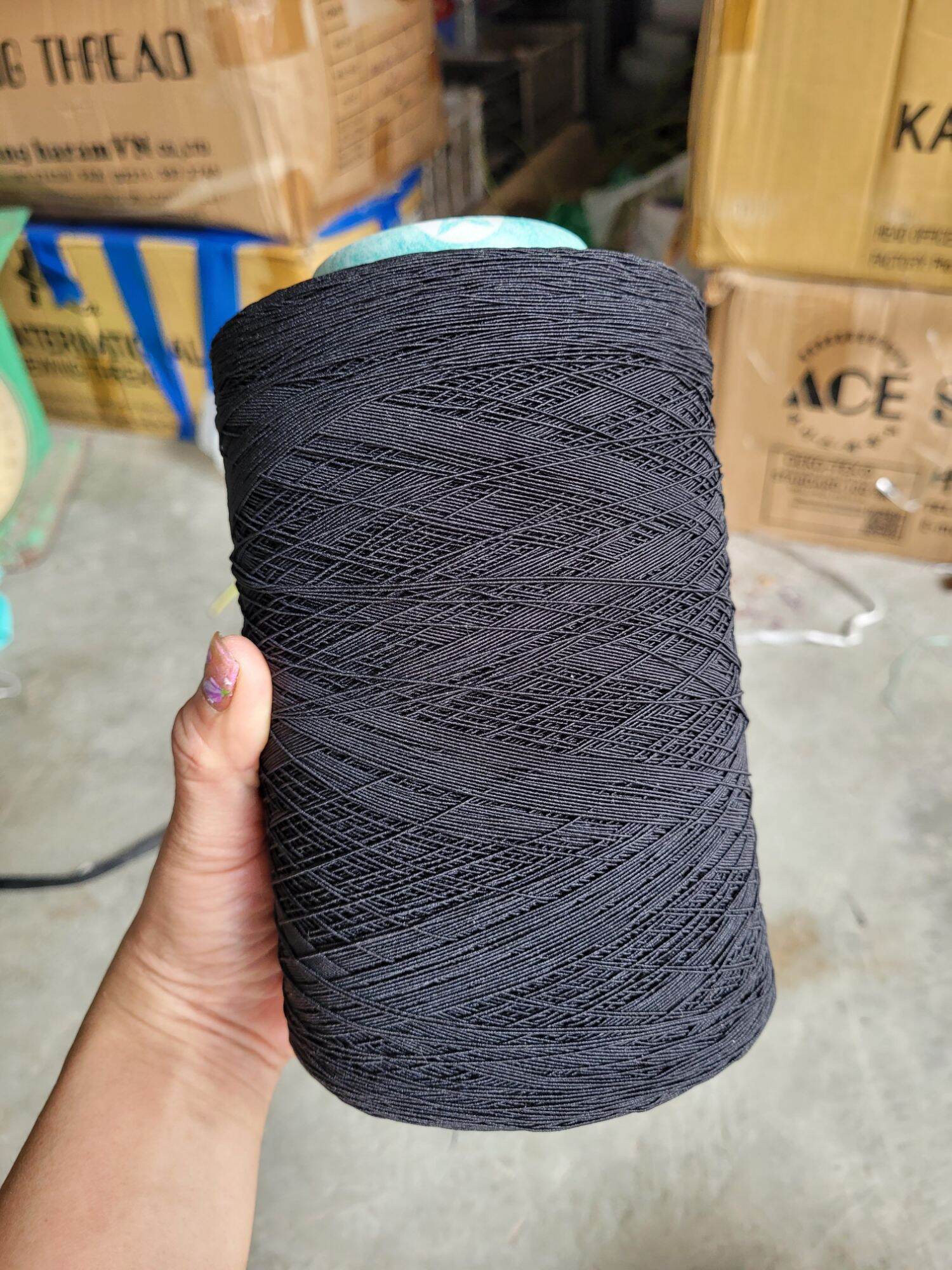 Chỉ chun  may nhún bèo, chạy smocking