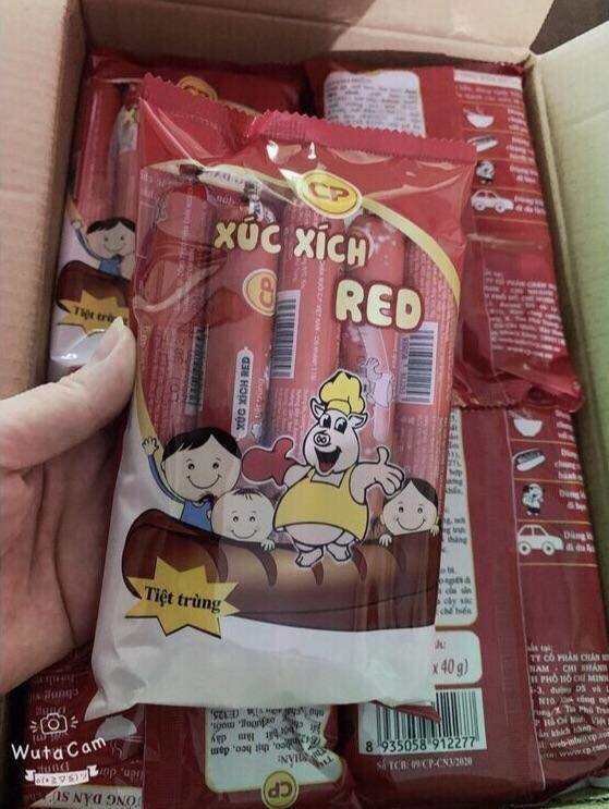 Xúc xích Red tiệt trùng CP 5 cây gói 200g