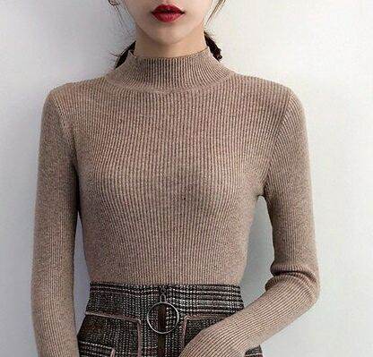 Áo len tăm cổ 3 phân
