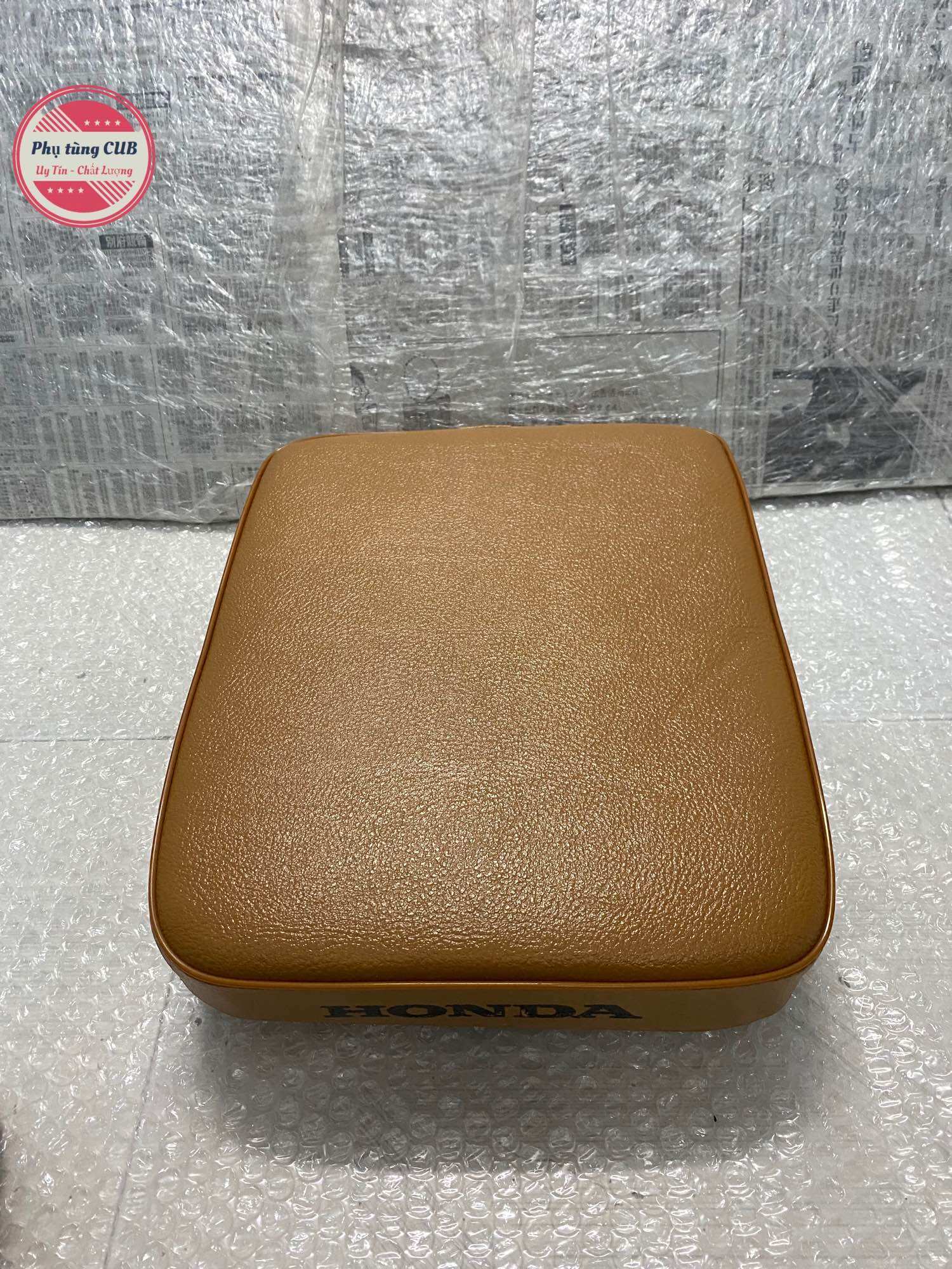 Bộ yên xe cub 78/50 màu bò