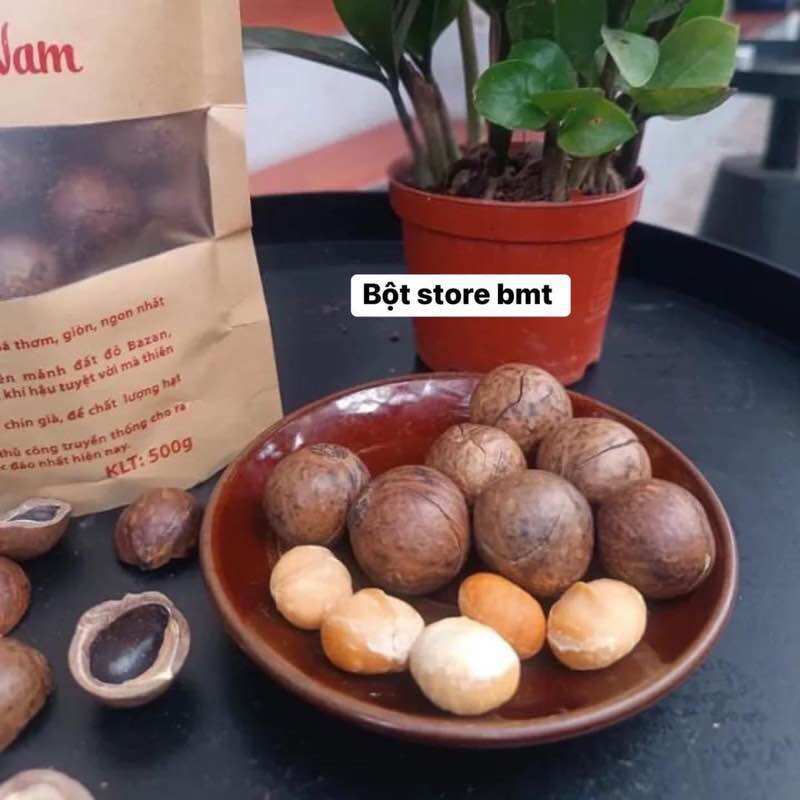 Macca rang củi Đắk Lắk gói 500 gram