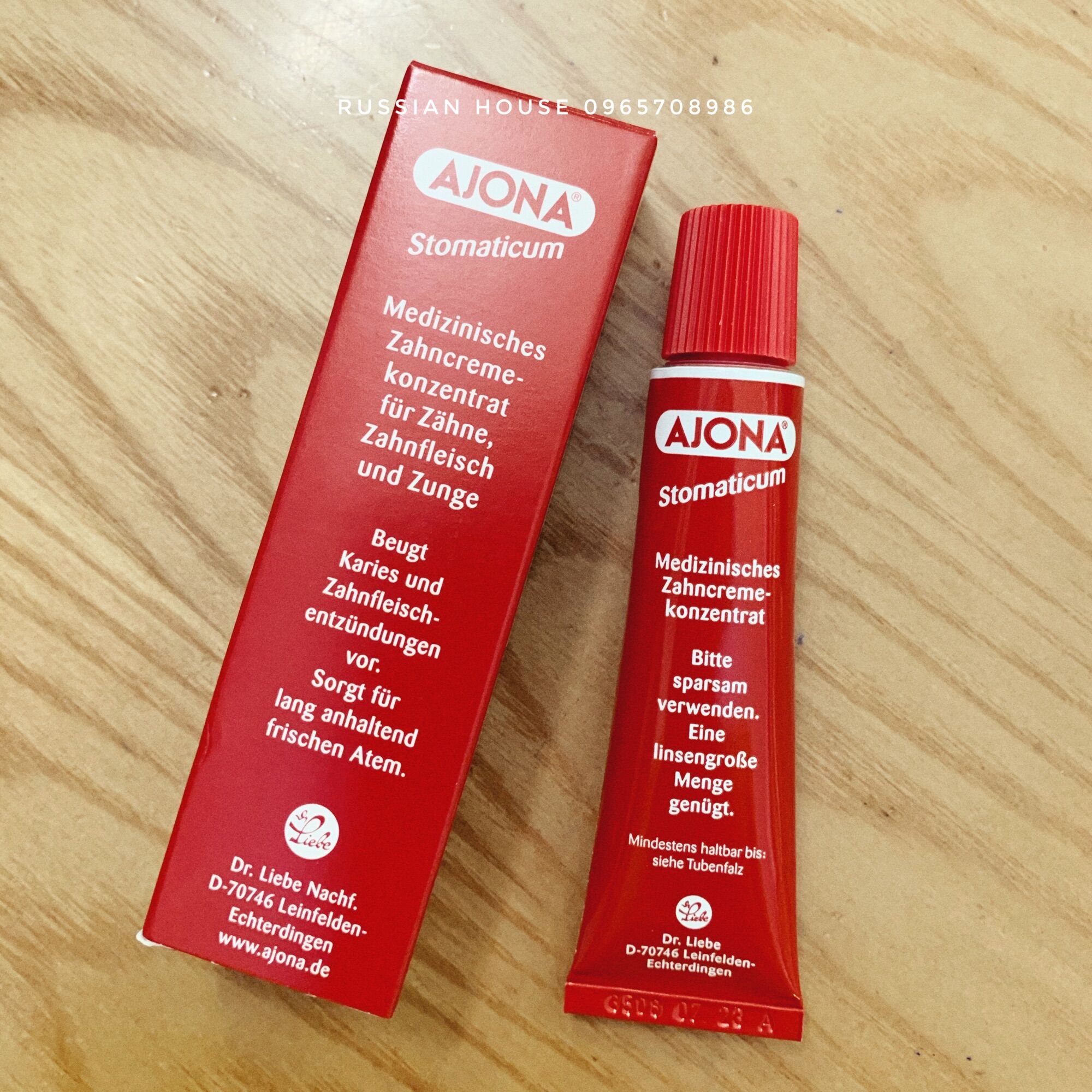KEM ĐÁNH RĂNG AJONA CỦA ĐỨC/25ML