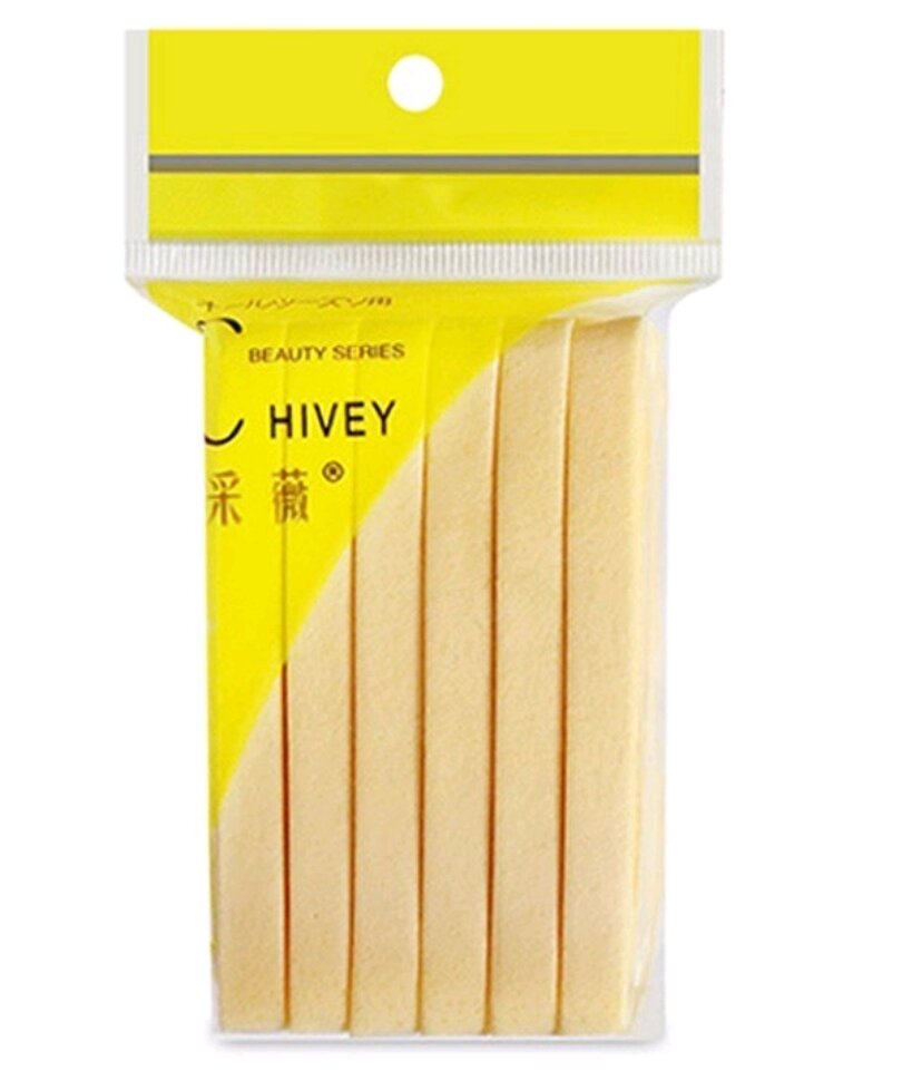 Bọt Biển Rửa Mặt Bông Nở Chivey Nhật[ Túi 12 Miếng]