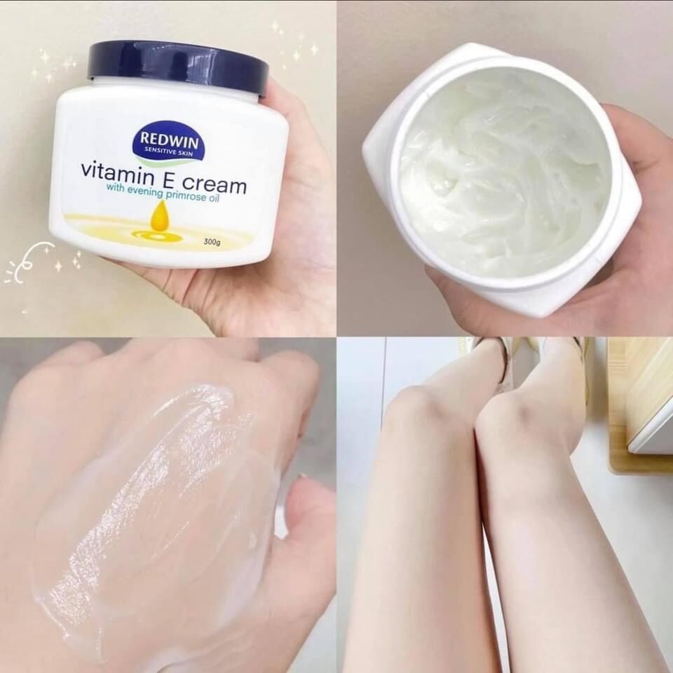 Kem dưỡng da mềm mịn REDWIN Vitamin E Cream 300g Úc