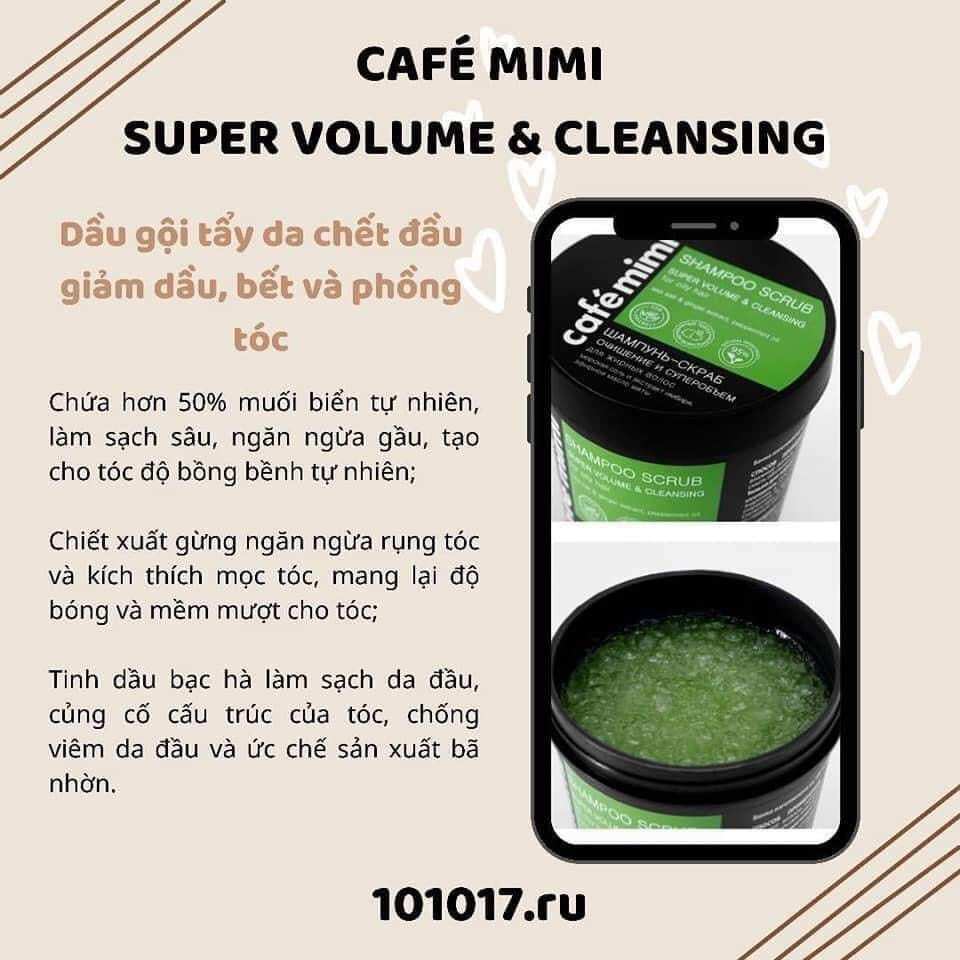 TẨY TẾ BÀO CHẾT DA ĐẦU CAFE MIMI