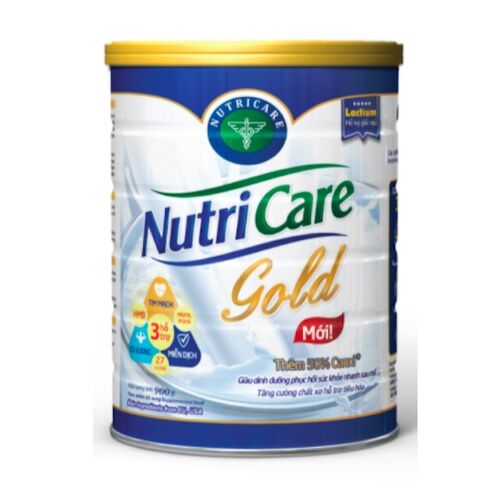 Sữa Nutricare Gold phục hồi bồi bổ cơ thể 900g Date mới