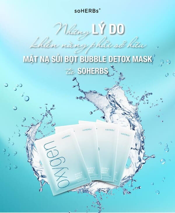 Mặt Nạ Sủi Bọt Mask Oxygen Bubble Detox