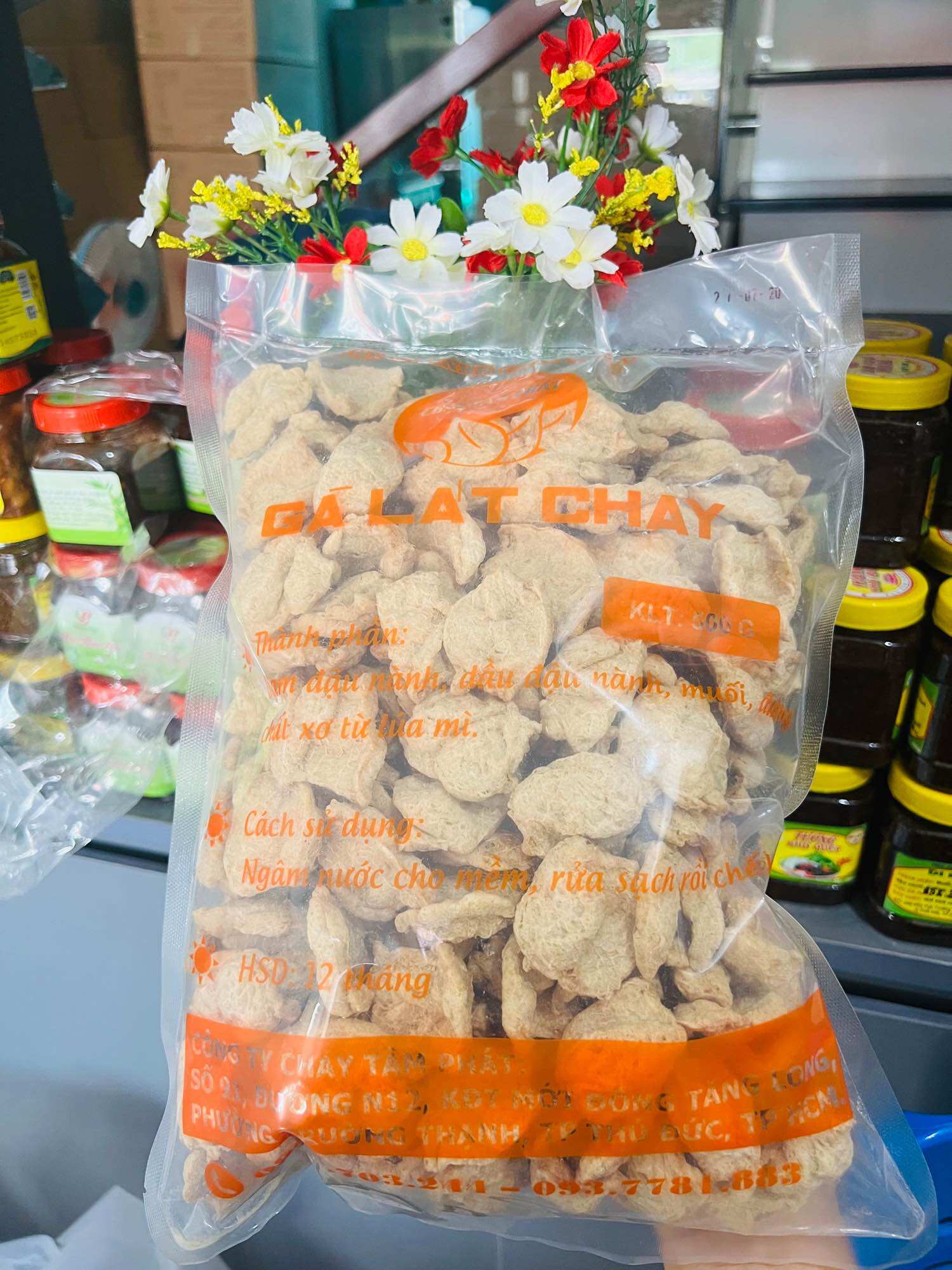 100g GÀ LÁT CHAY Thơm ngon/ Chay Tâm Phát
