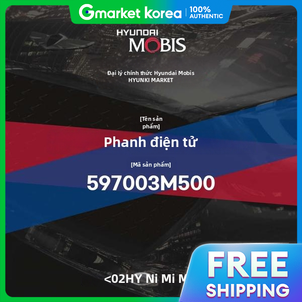 Parking Brake Electronic (597003m500) Hyundai Mobis Parts Mall Giá 23,662,100 Đồng*Miễn phí vận chuyển