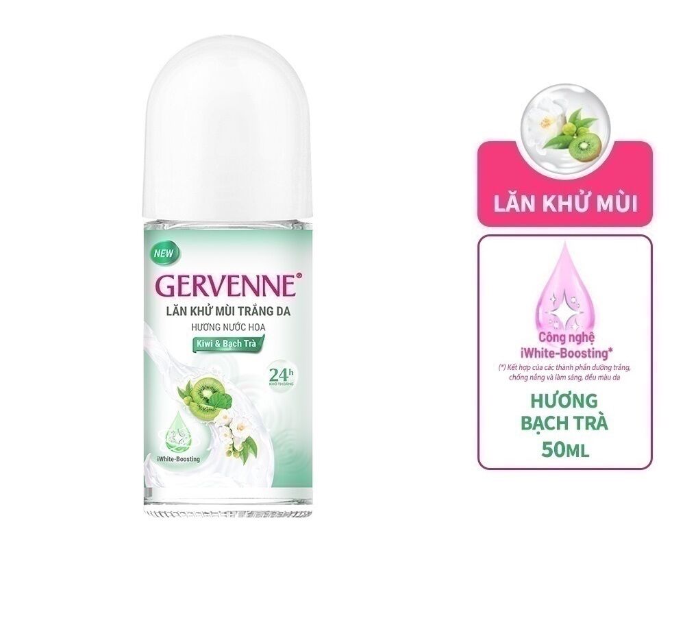 Lăn khử mùi trắng da Gervenne 50ml