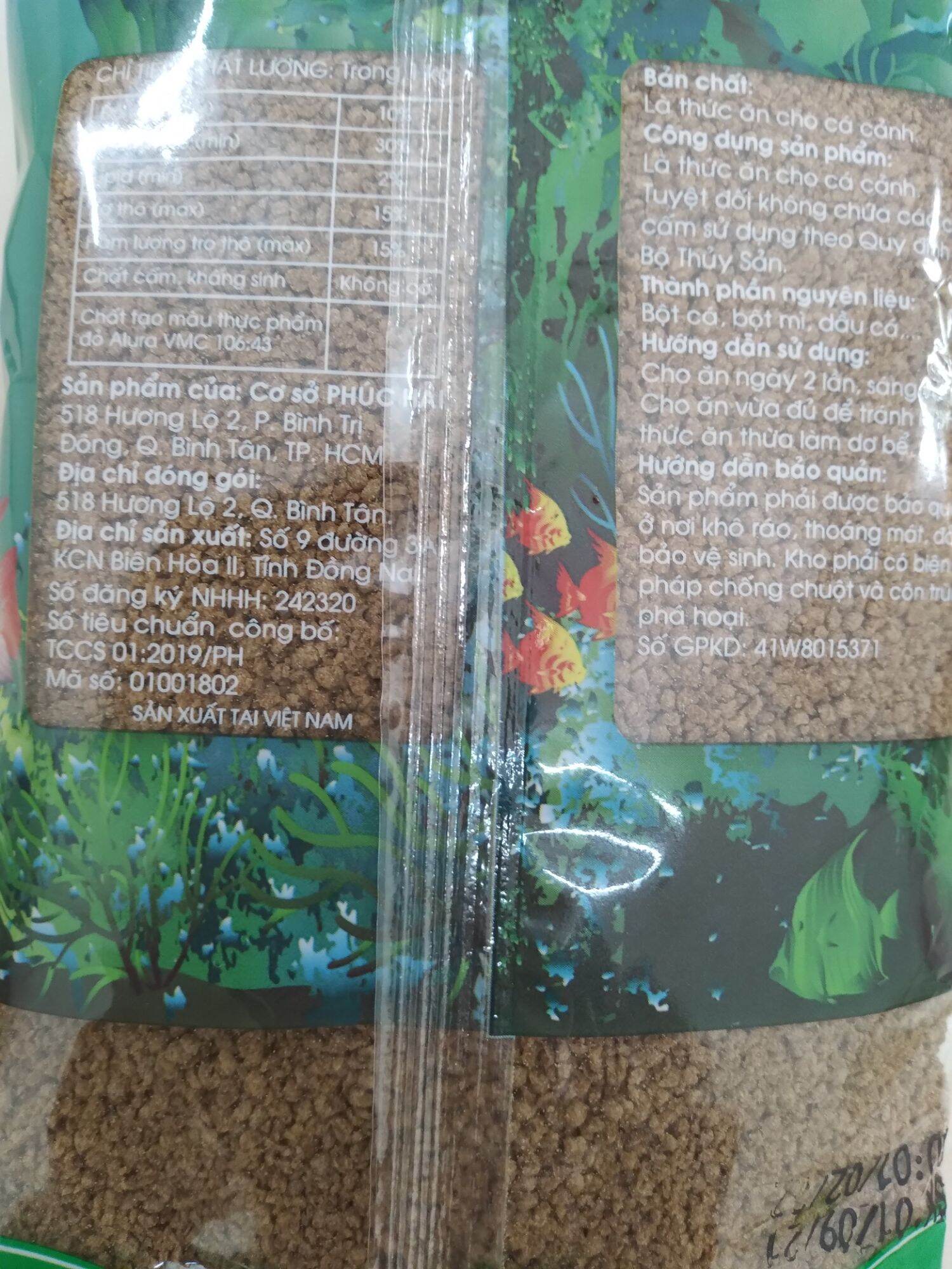 Thức ăn cho cá kiểng Shanghai 100g hạt nhỏ cho cá con