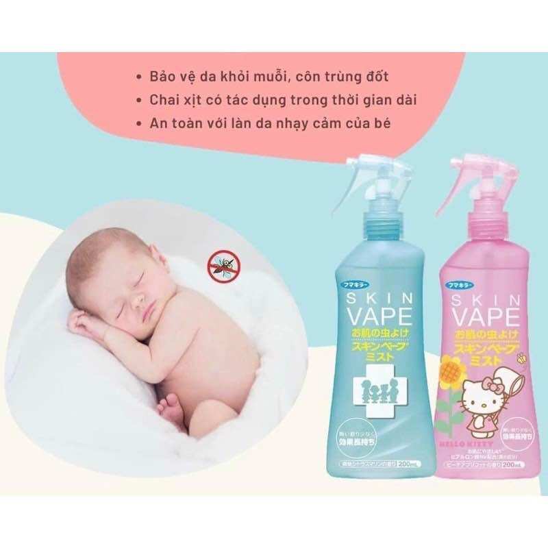 Xịt chống muỗi Skin Vape Nhật Bản 200ml