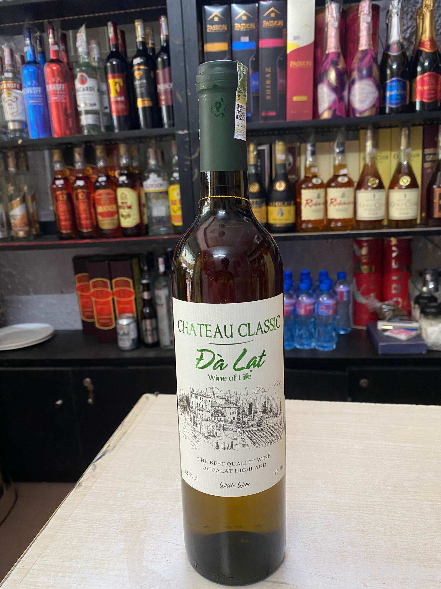 Vang Đà Lạt Trắng CHATEAU CLASSIC 12% 750ml