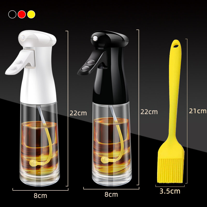 Bình xịt dầu bình xịt dầu nồi chiên không khí bình xịt dầu ăn nhà bếp dạng phun bình phun dầu thủy tinh gia dụng bình phun sương