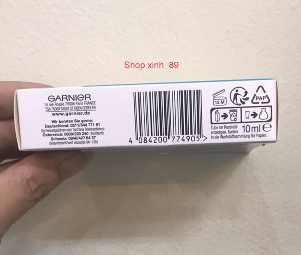 Kem ngừa mụn Garnier 10ml - Hàng chuẩn Đức (Đát luôn mới)