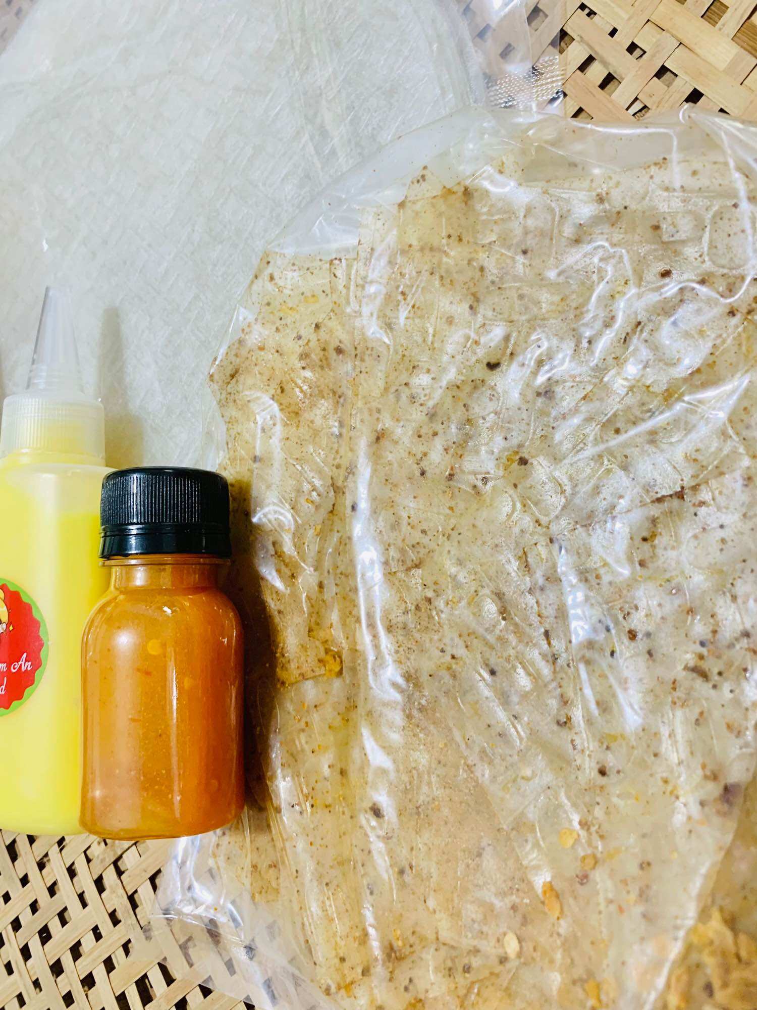 Bánh Tráng Phơi Sương Tóp mỡ combo VIP
