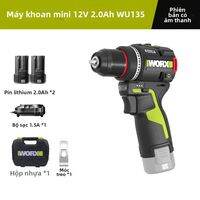 Worx | Máy Vặn Vít Chạy Pin Lithium Thông Minh Mini Dùng Trong Gia Đình 50Nm