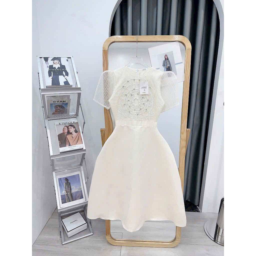 (SHOP BIGSIZE NỮ 50KG ĐẾN 90KG) đầm voan tơ 2 lớp đi tiệc