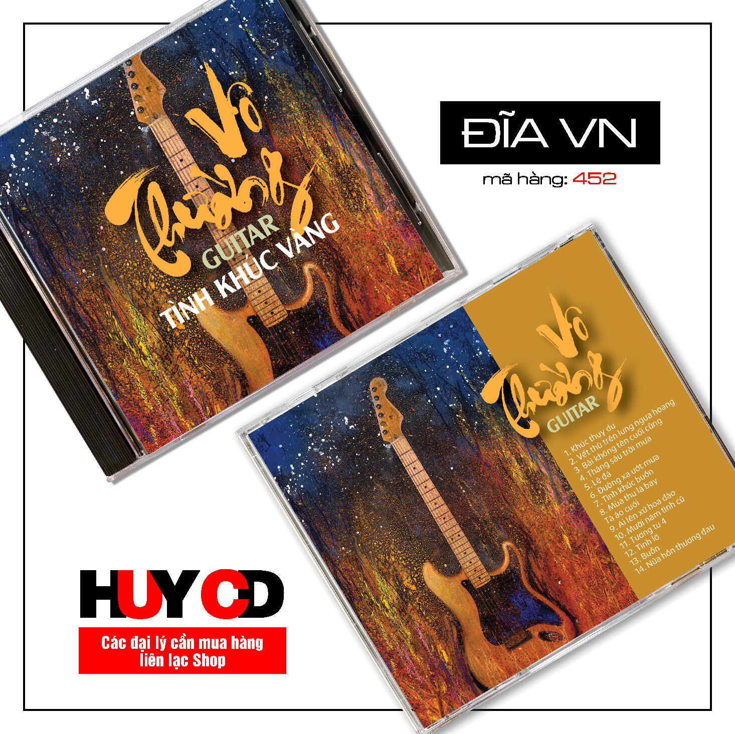 7 đĩa cd hoà tấu guitar vô thường nhạc sang trữ tình bolero nhạc trịnh công sơn đĩa lòng trắng huy cd shop
